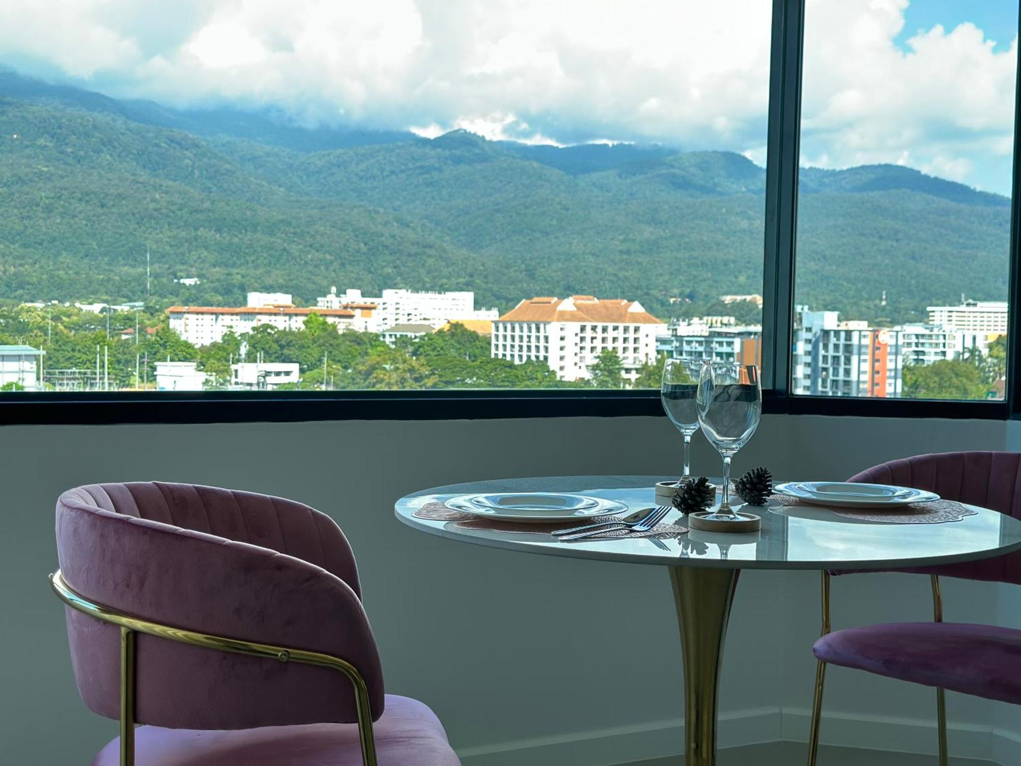 Mountain & City View Panorama At Nimman Чиангмай Экстерьер фото